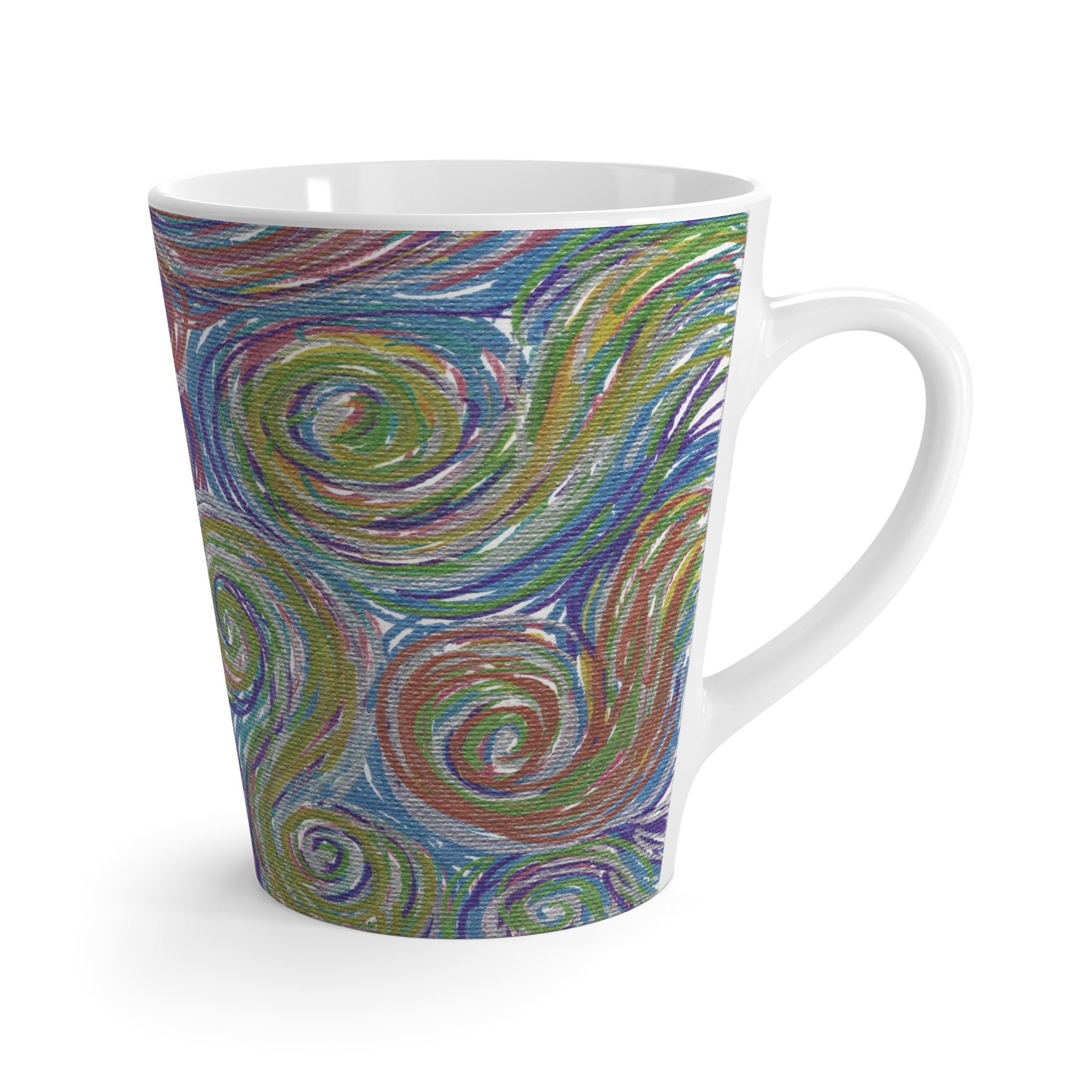 Swirls Of Spirals Caden Caraco Coffee Latte Mug