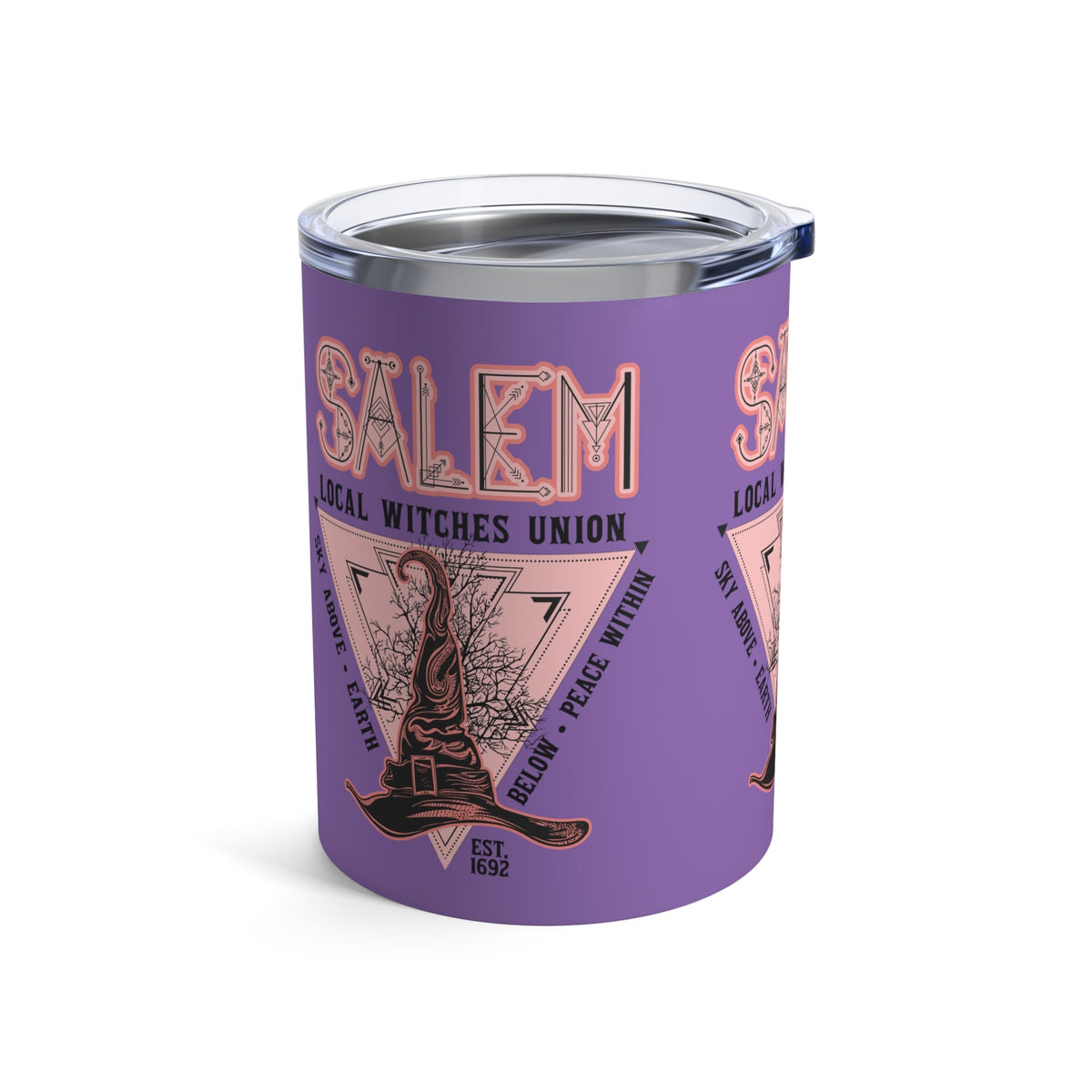 Salem Local Witches Union Halloween Purple Stainless Steel Tumbler 10oz