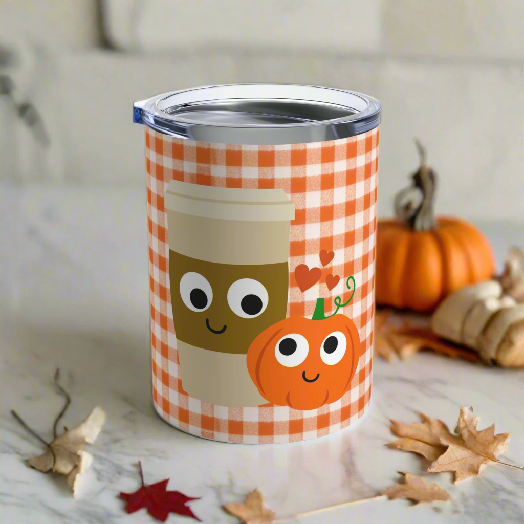Pumpkin Spice Love Stainless Steel Tumbler 10oz