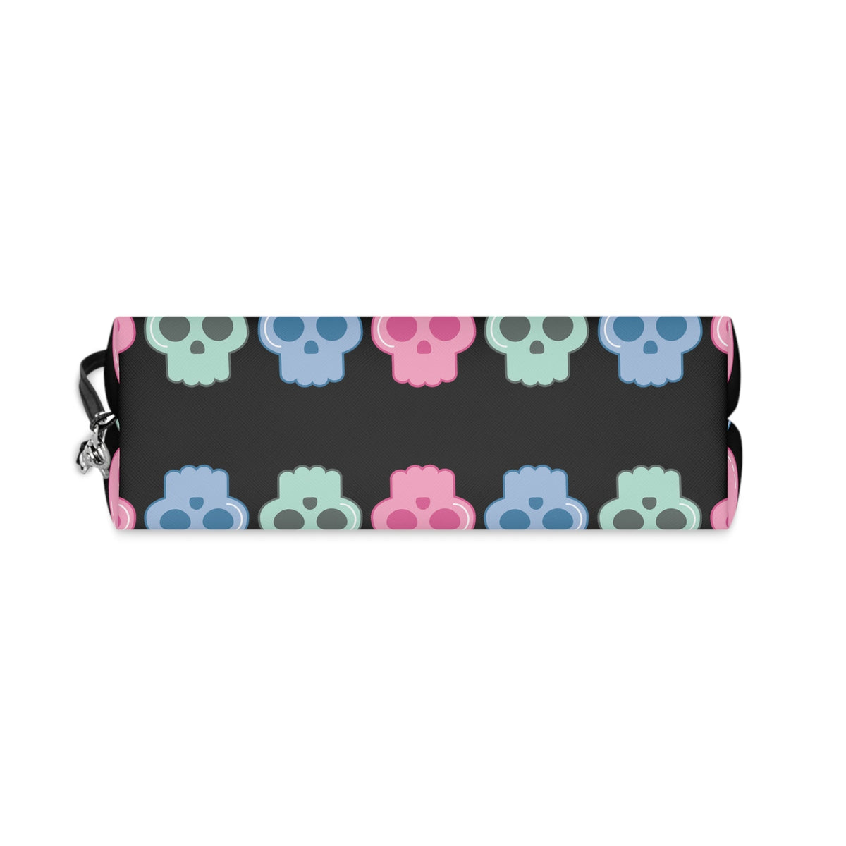 Pastel Goth Skulls Cute Black Halloween Travel Cosmetic Makeup Bag