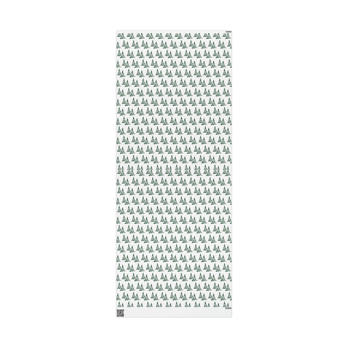 Retro Christmas Pine Trees Mid Century Retro Christmas Print Holiday Gift Wrap Paper - Glossy Or Matte