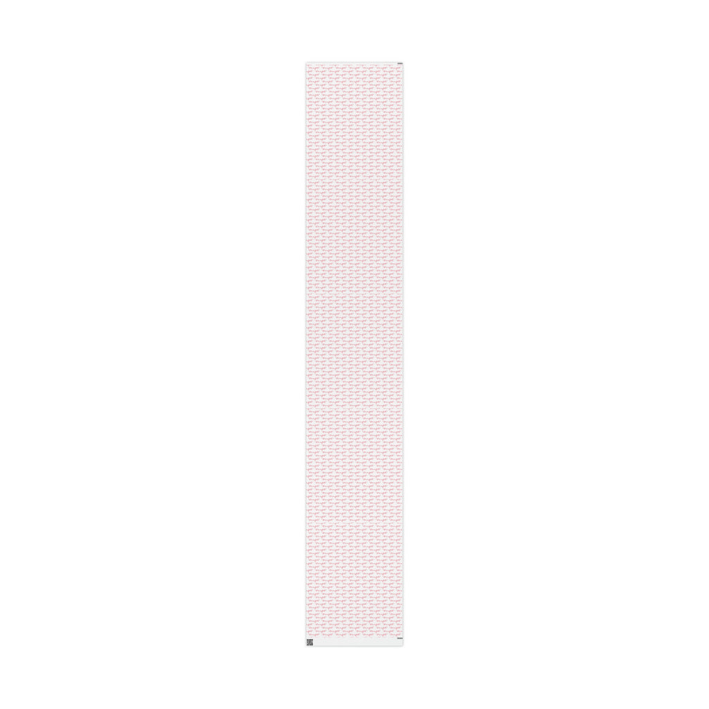 It's A Girl Starburst Atomic Retro Style Baby Shower Gift Wrap Paper - Glossy Or Matte