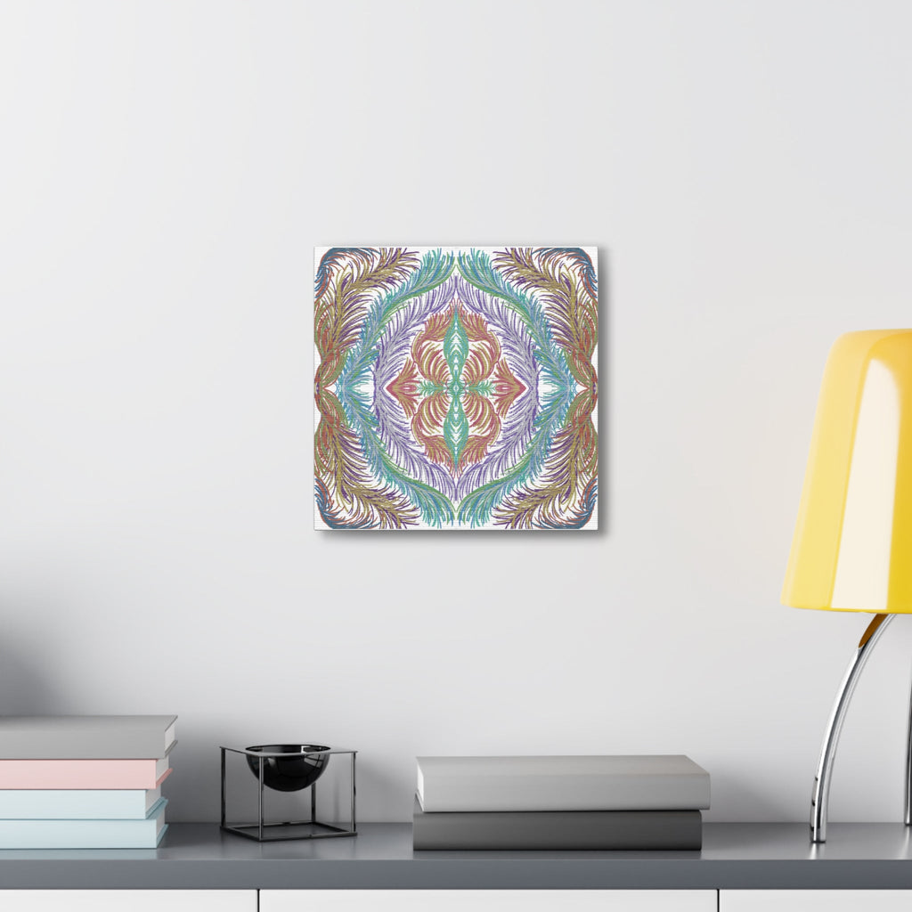 Space Feathers Variation 3 Caden Caraco Canvas Gallery Wrap