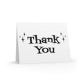 Thank You Starburst Atomic Mid Century Retro Style Thank You Matte Greeting Cards (8, 16, and 24 pcs)