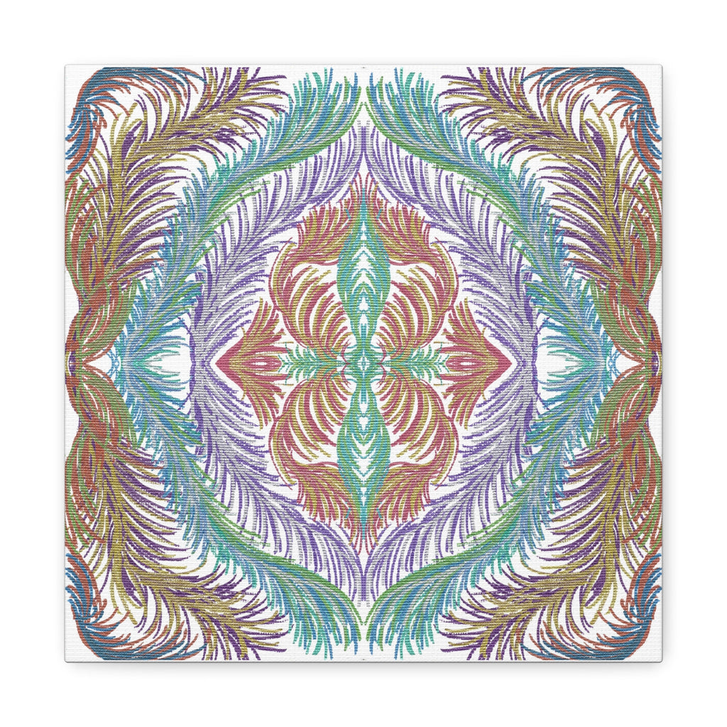 Space Feathers Variation 3 Caden Caraco Canvas Gallery Wrap