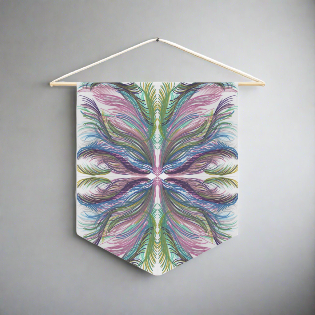 Lyran Palm Butterfly Caden Caraco Art Print Wall Hanging Banner Flag