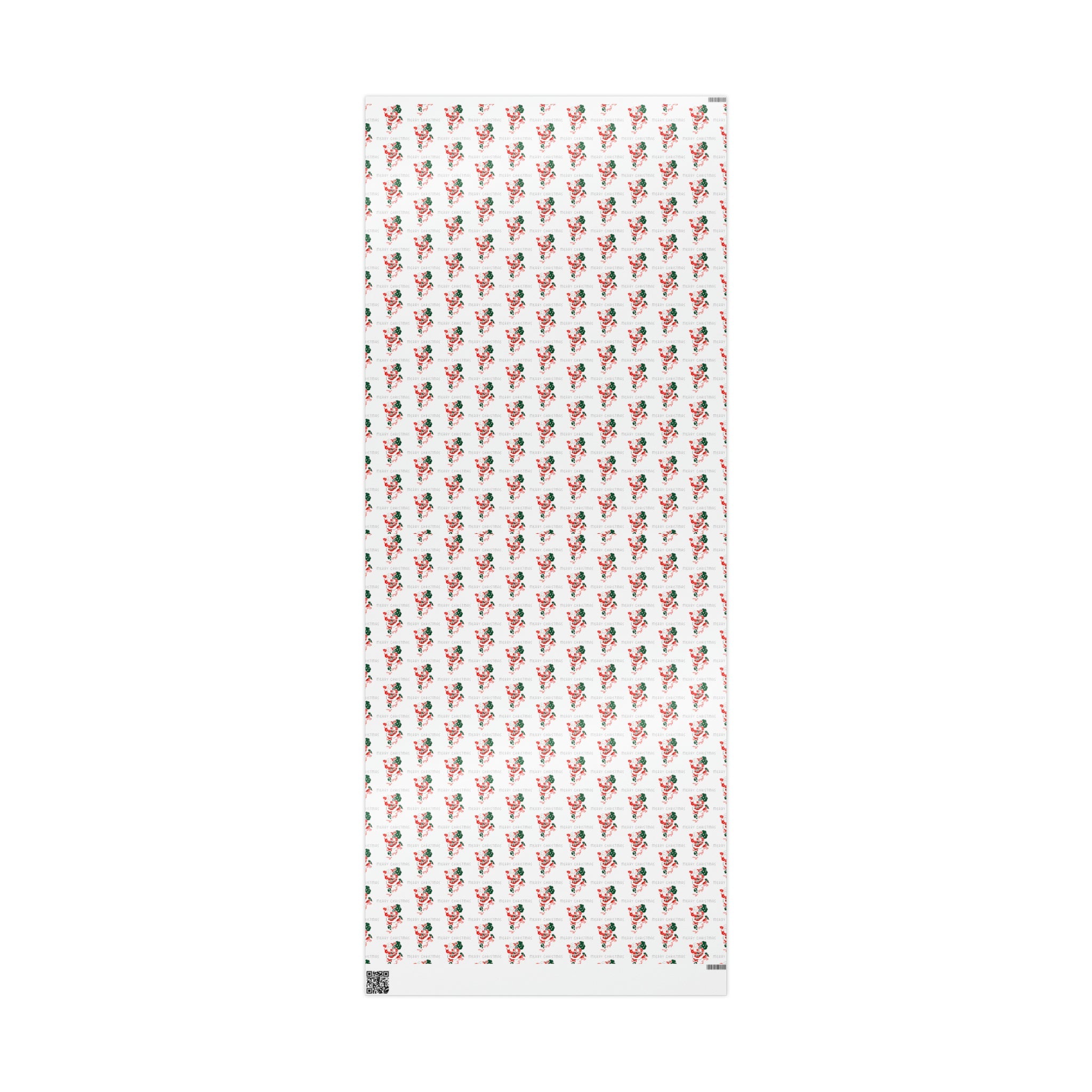 Merry Christmas Santa Mid Century Retro Christmas Style Holiday Gift Wrap Paper - Glossy Or Matte