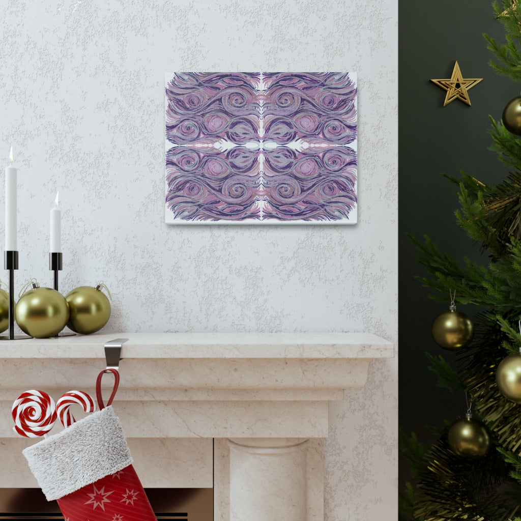 Purple Winds Mosaic Caden Caraco Art Canvas Gallery Wraps