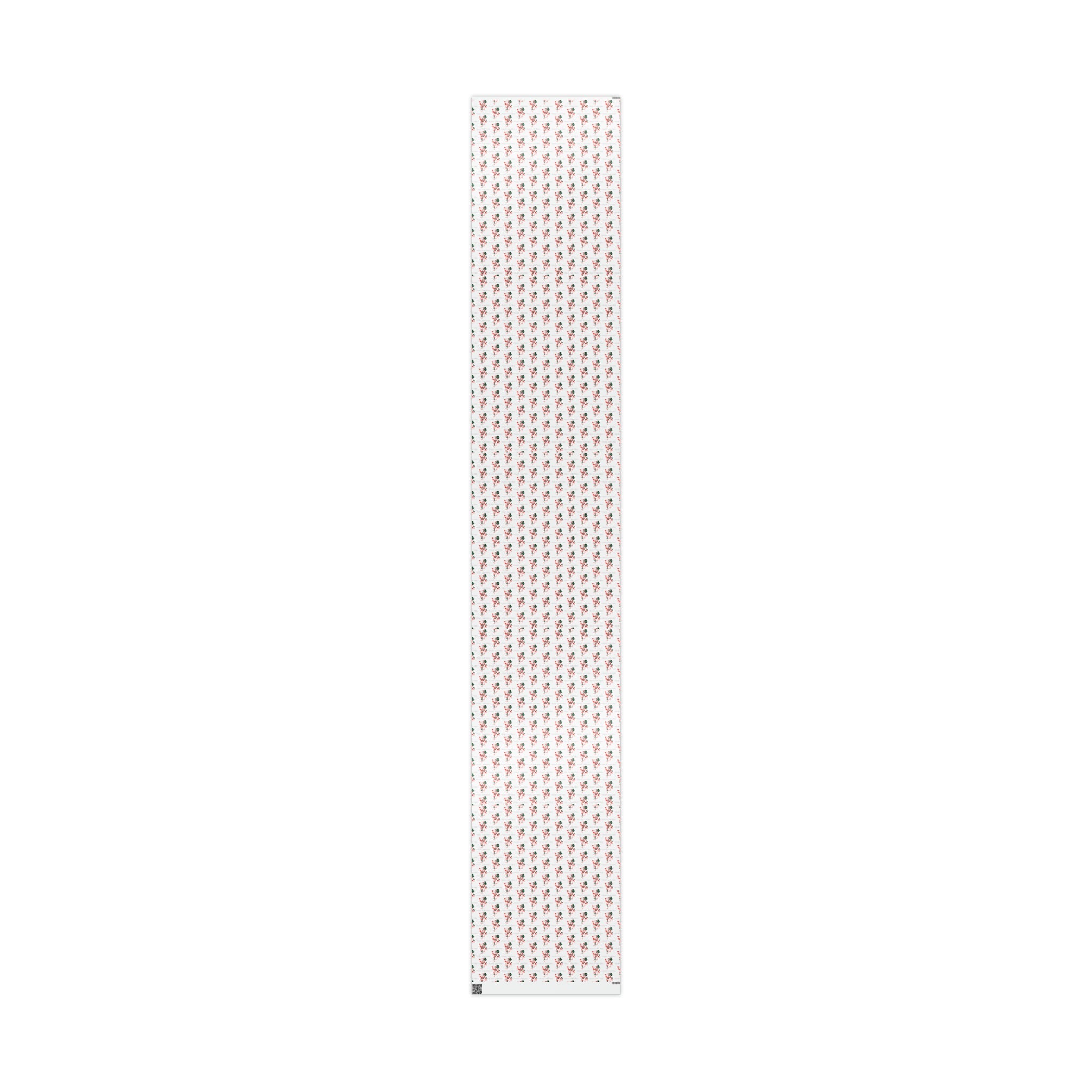 Merry Christmas Santa Mid Century Retro Christmas Style Holiday Gift Wrap Paper - Glossy Or Matte