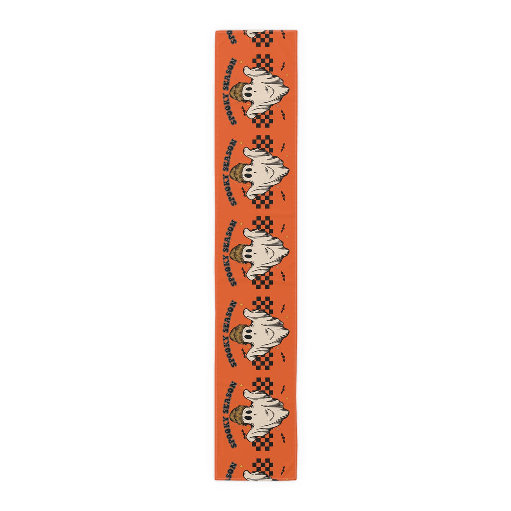 Spooky Season Halloween Ghost Cotton Table Runner