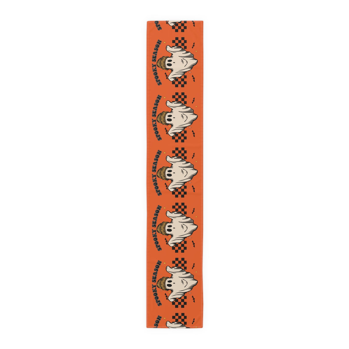Spooky Season Halloween Ghost Cotton Table Runner