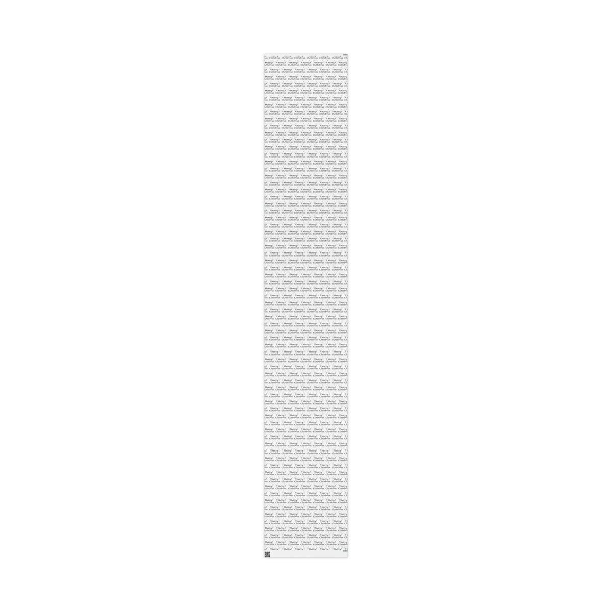 Merry Christmas Starburst Black And White Atomic Mid Century Retro Christmas Style Holiday Gift Wrap Paper - Glossy Or Matte