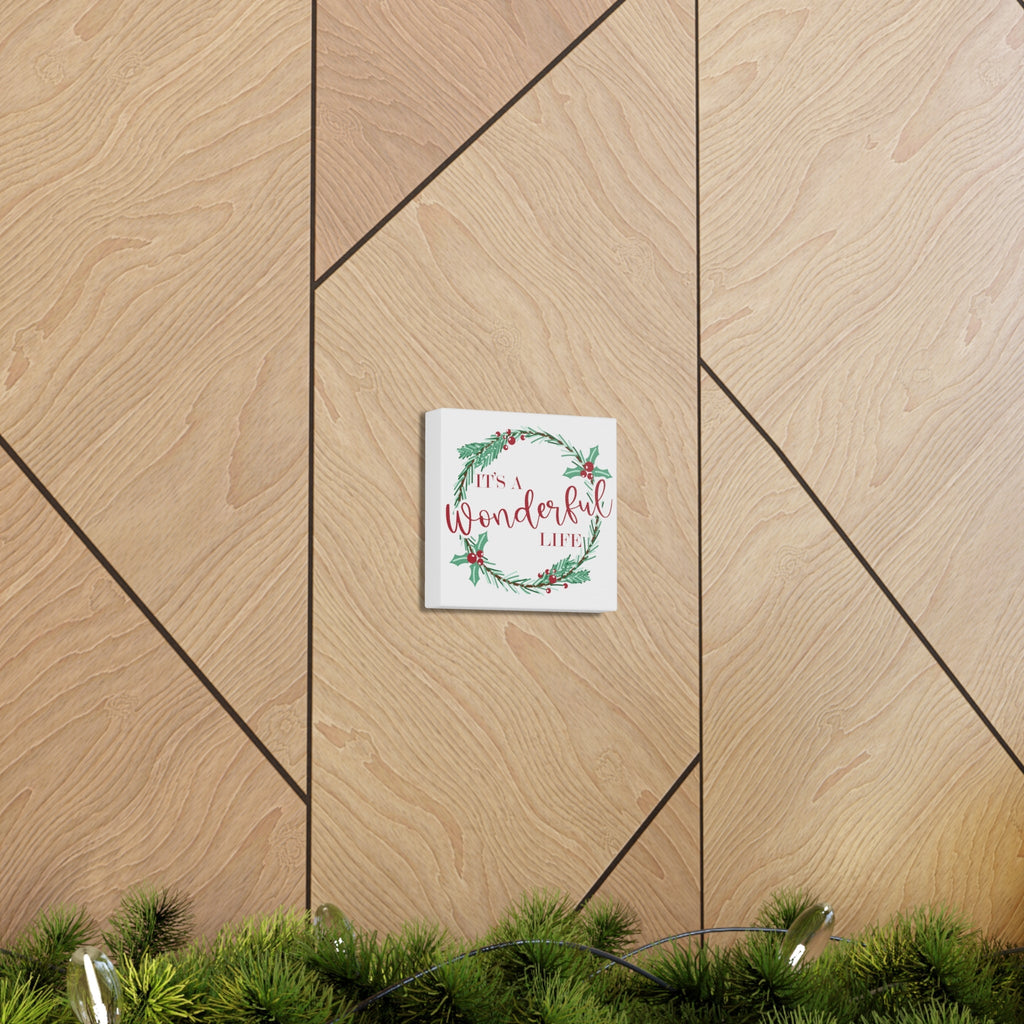 It's A Wonderfull Life Retro Style Canvas Gallery Wraps