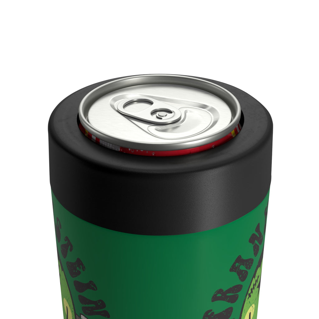 Frankenstein Vibes Green Distressed Halloween Stainless Steel Can Holder
