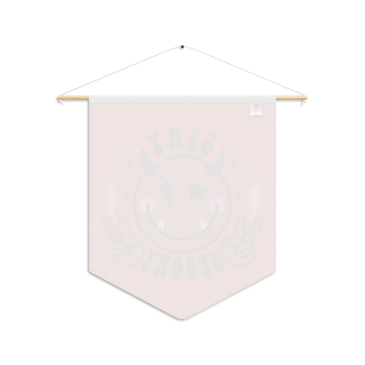 Stay Spooky Cute Devil Orange Halloween Print Decor Print Wall Hanging Banner Flag