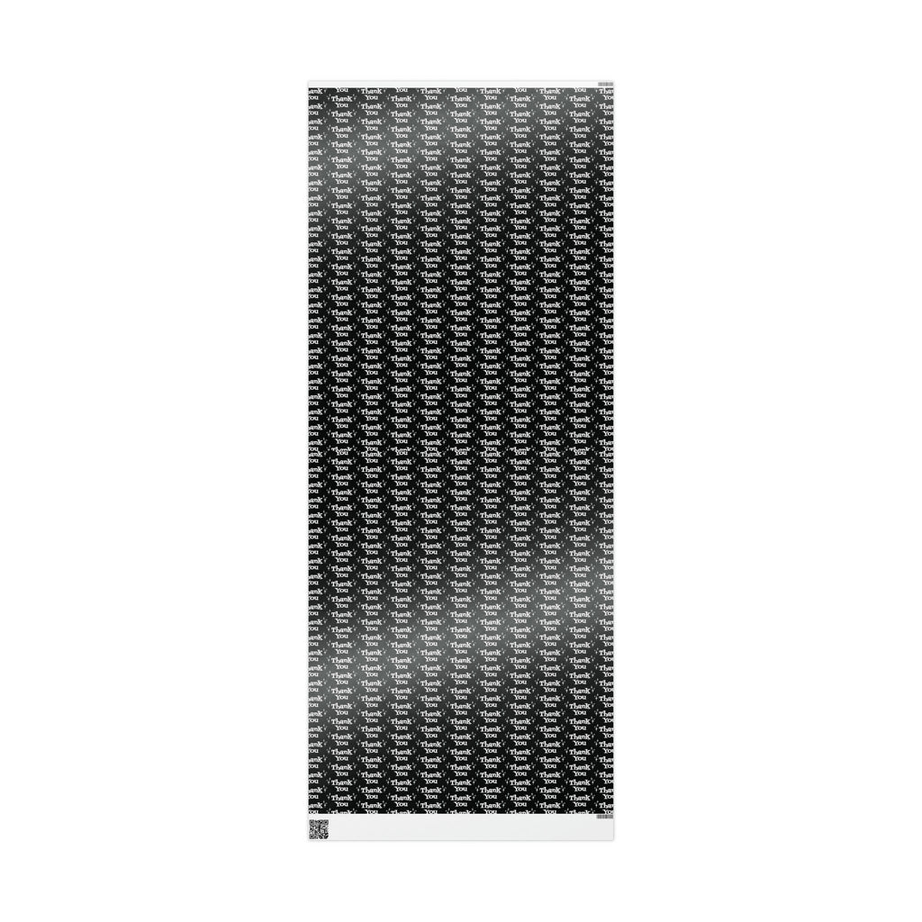 Thank You Starburst Atomic Retro Style Gift Wrap Paper - Glossy Or Matte