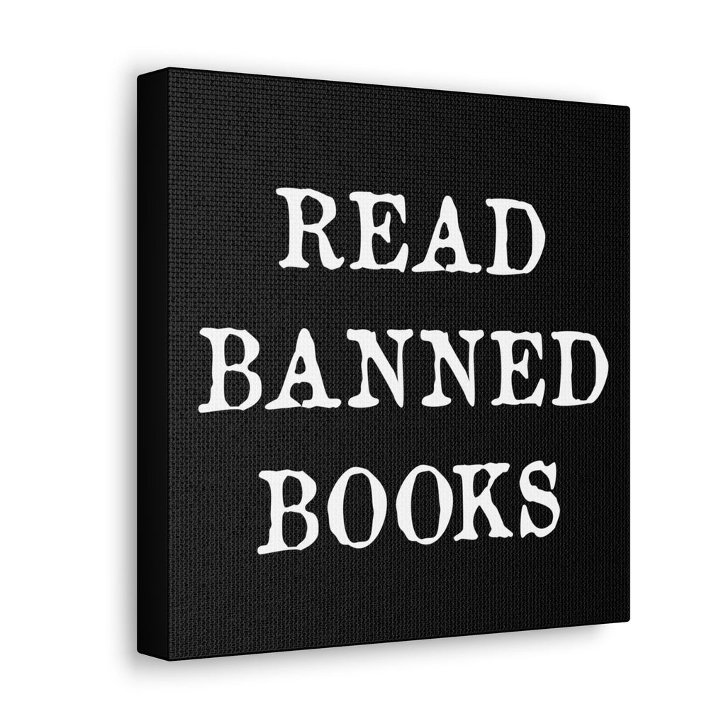 Read Banned Books Canvas Gallery Wraps