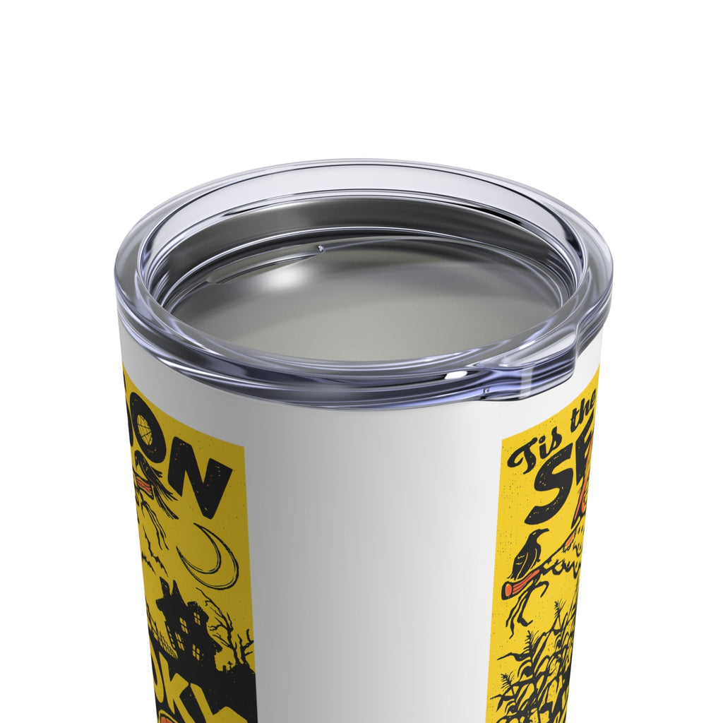 Tis The Season To Be Spooky Retro Halloween Print Stainless Steel Tumbler 10oz