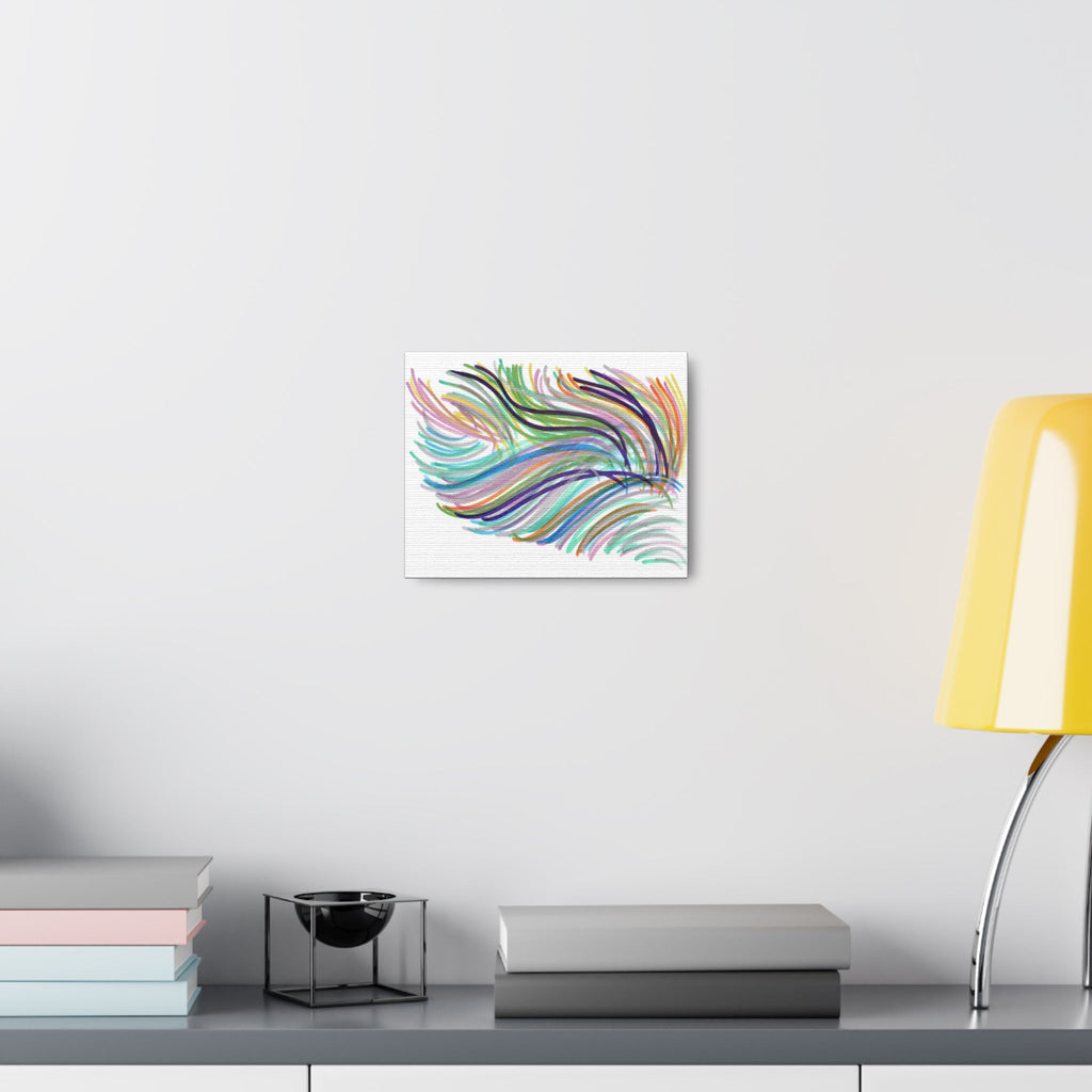 Space Feather Caden Caraco Canvas Gallery Wrap