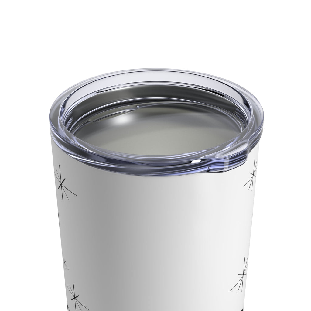 Cocktails Mid Century Retro Style Stainless Steel Tumbler 10oz