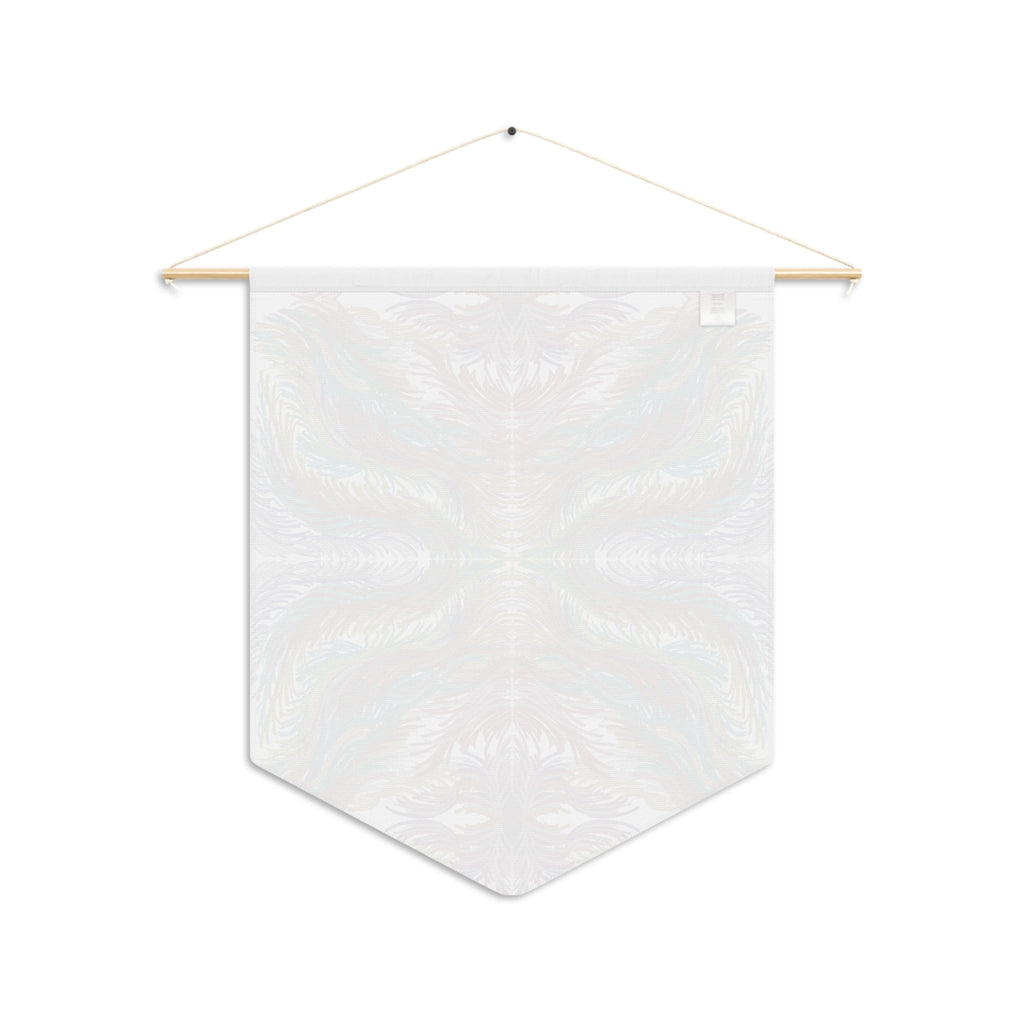Space Feathers 2 Mosaic Caden Caraco Art Print Wall Hanging Banner Flag