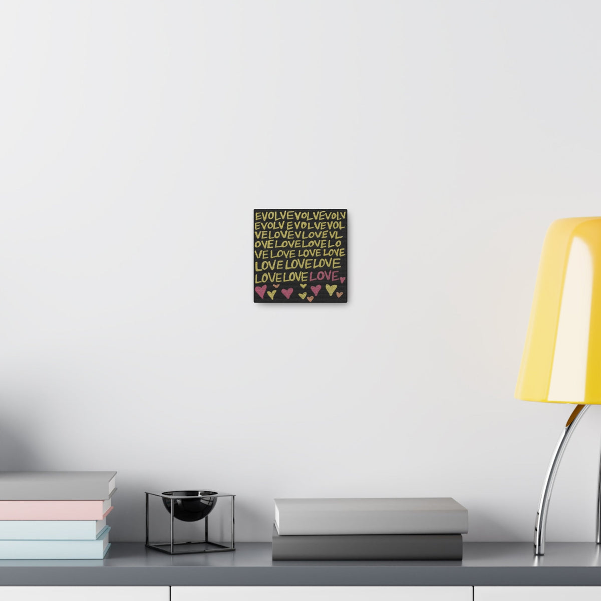 Evolveevlovelove Gold Caden Caraco Canvas Gallery Wrap - Evolve Into Love Collection