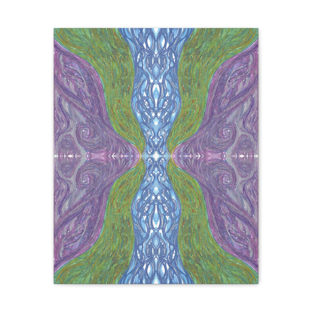 Lumerian Stream Caden Caraco Art Canvas Gallery Wrap