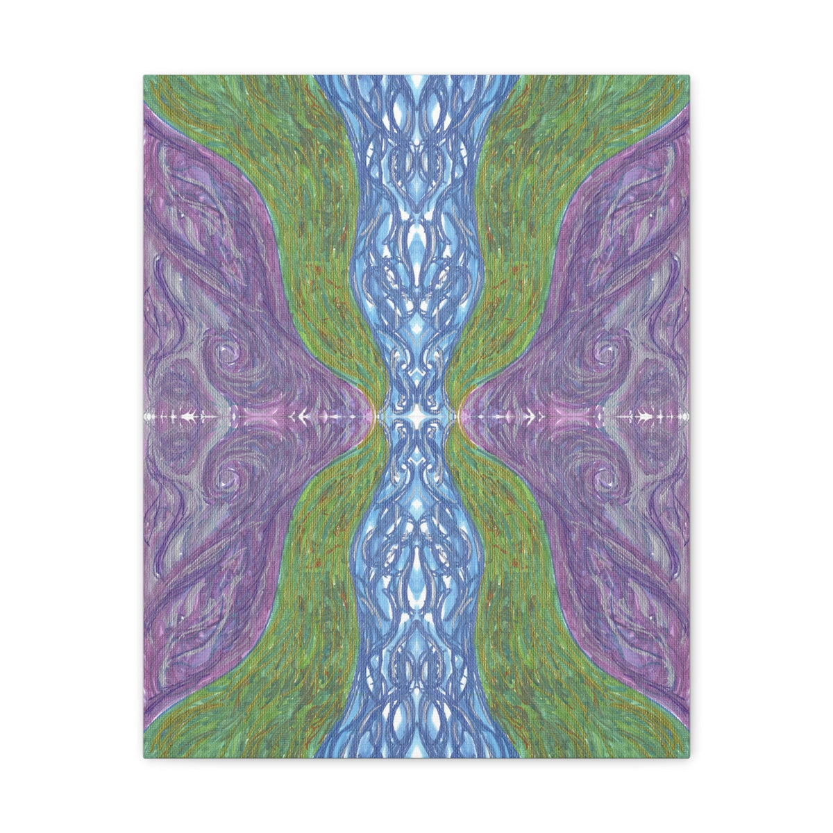 Lumerian Stream Caden Caraco Art Canvas Gallery Wrap