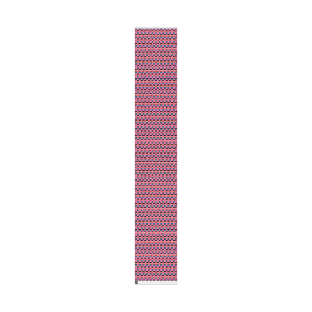 Christmas Toy Soldiers Pink Mid Century Retro Christmas Style Holiday Gift Wrap Paper - Glossy Or Matte