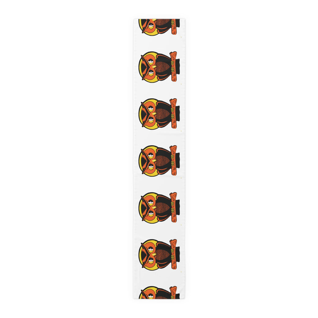 Halloween Owl Retro Halloween Print Decor Cotton Poly Table Runner
