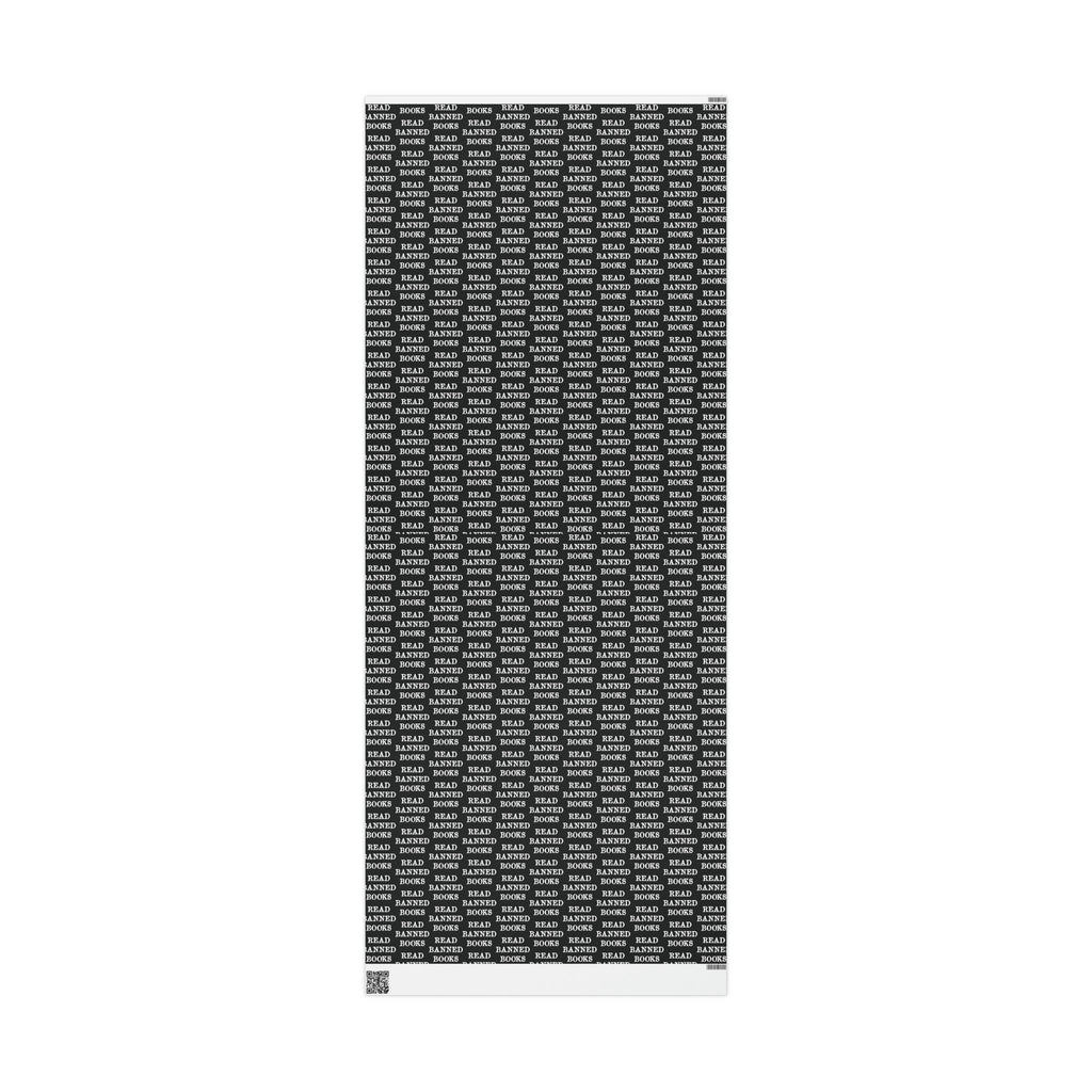 Read Banned Books Holiday Gift Wrap Paper - Glossy Or Matte