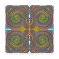Solar Spirals Mosaic Caden Caraco Canvas Gallery Wrap