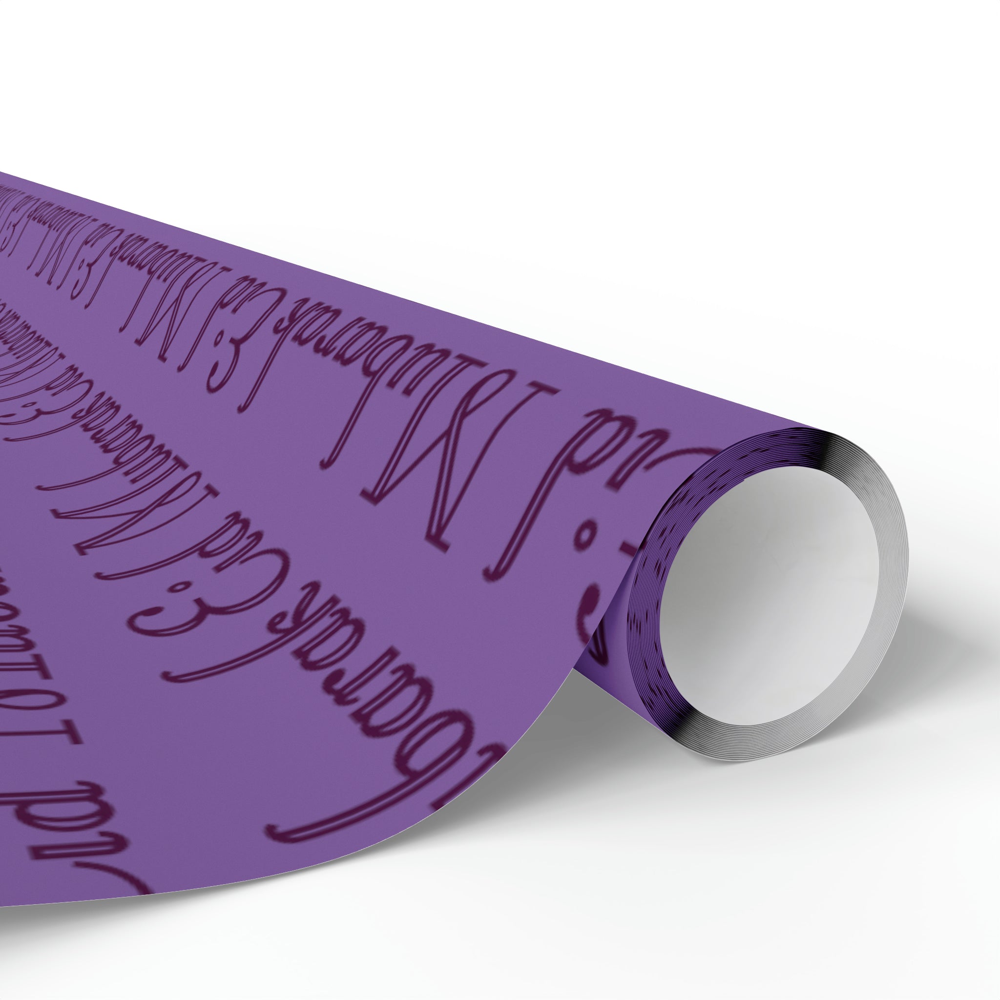 Eid Mubarak Purple Holiday Gift Wrap Paper - Glossy Or Matte