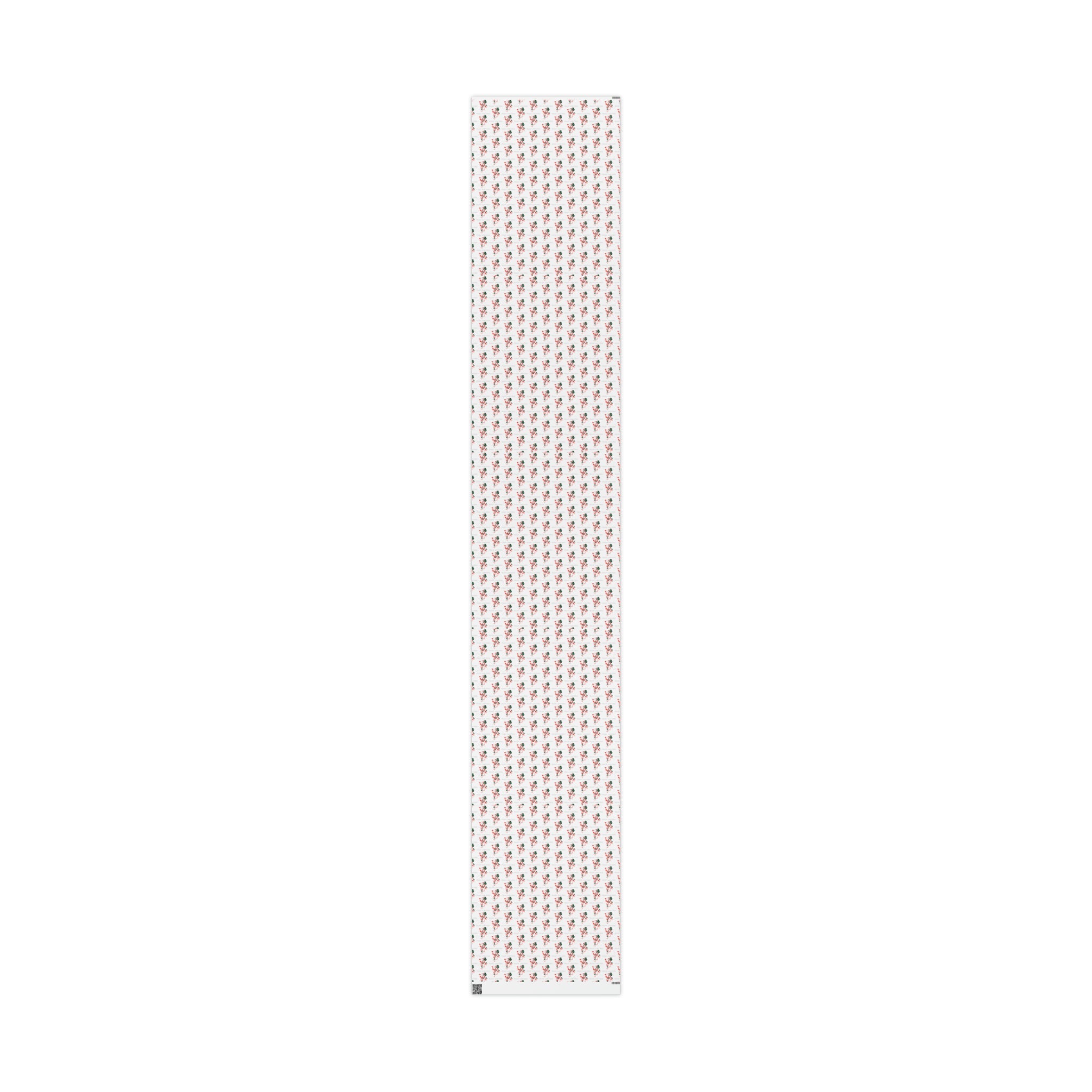 Merry Christmas Santa Mid Century Retro Christmas Style Holiday Gift Wrap Paper - Glossy Or Matte