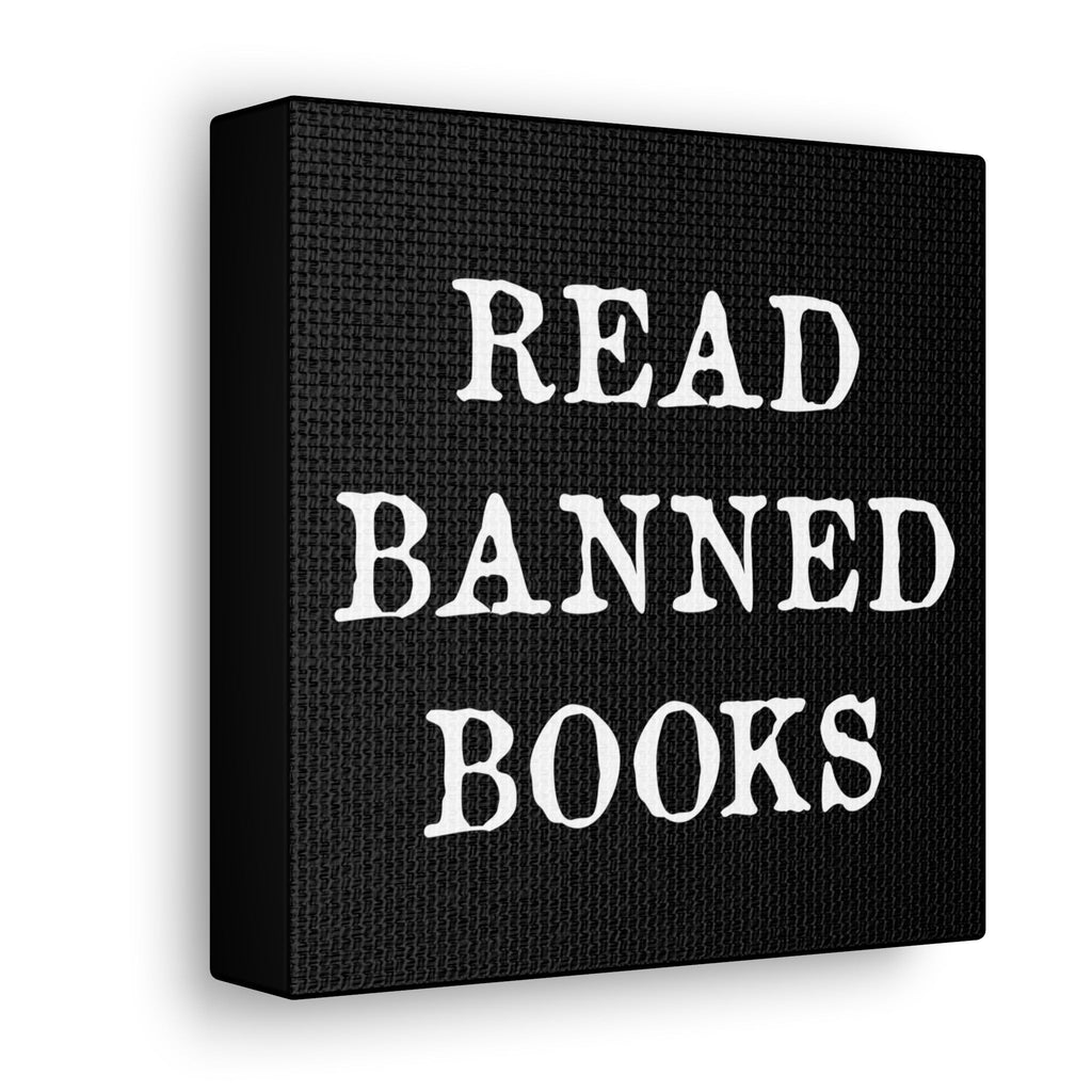 Read Banned Books Canvas Gallery Wraps