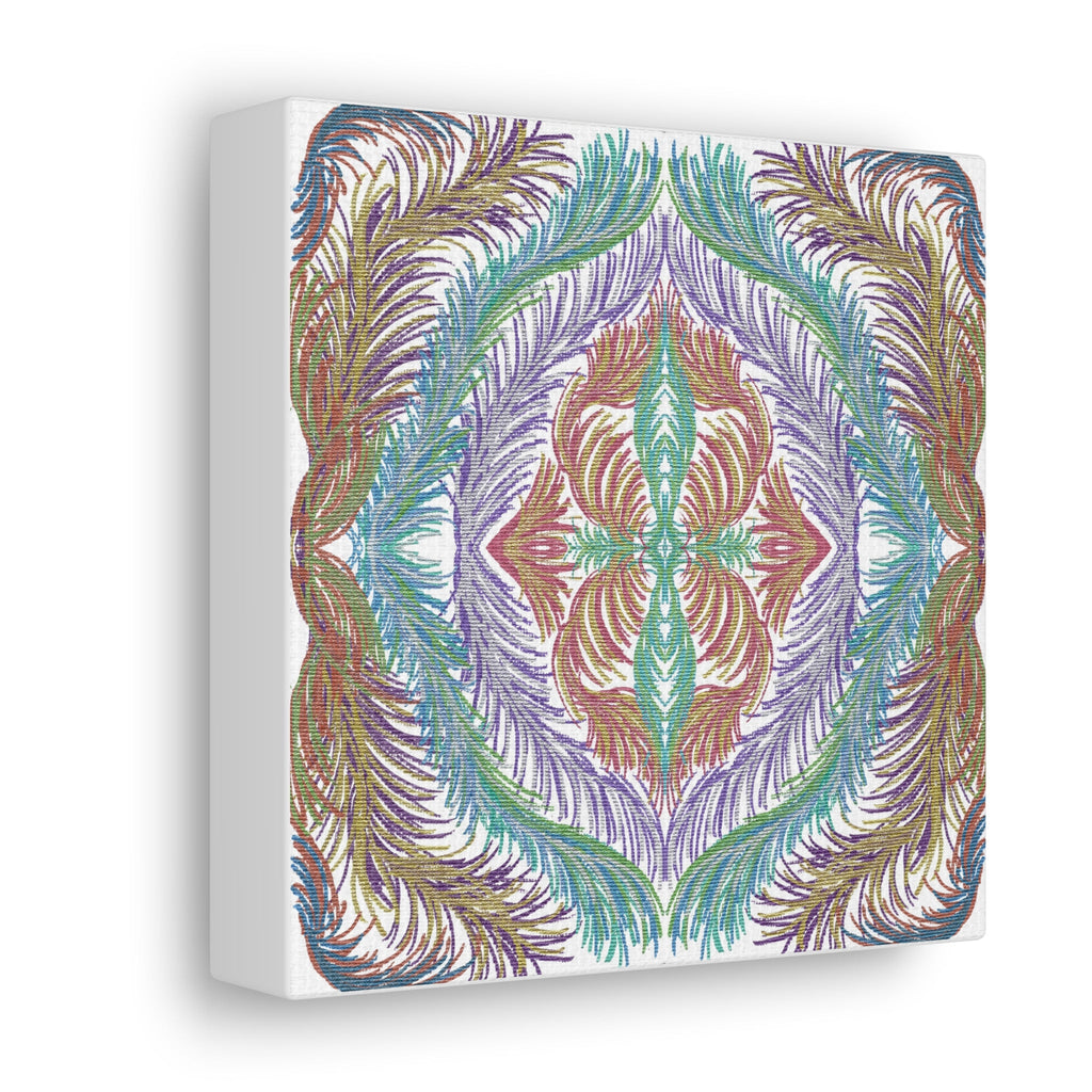 Space Feathers Variation 3 Caden Caraco Canvas Gallery Wrap