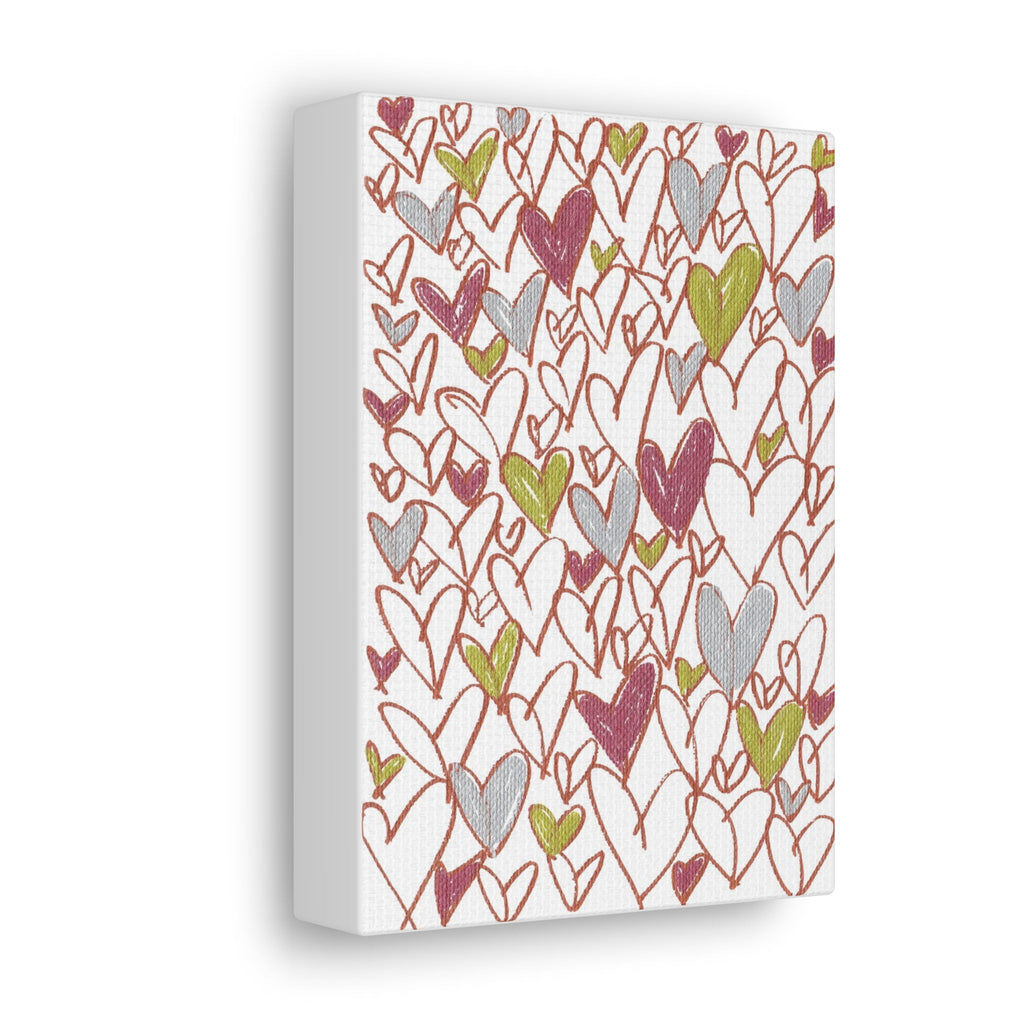 Copper Hearts Caden Caraco Canvas Gallery Wrap