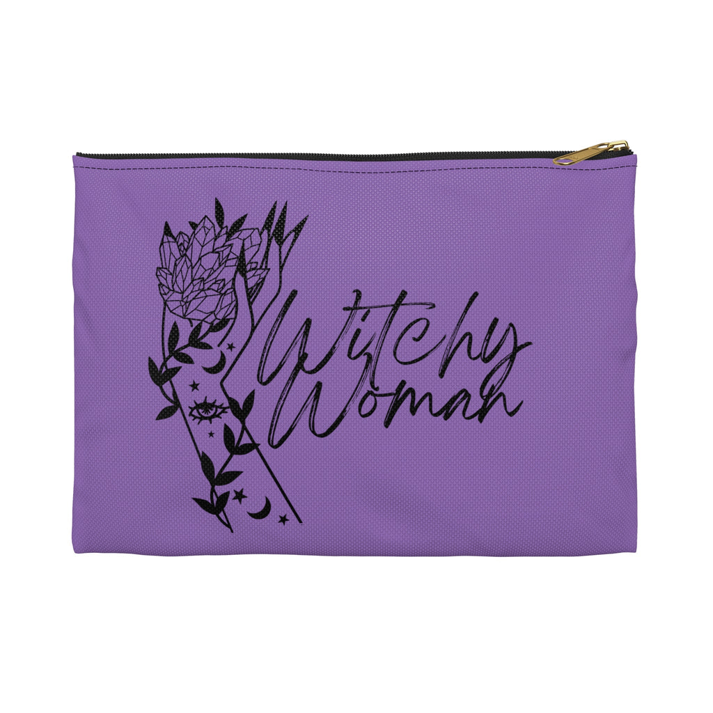 Witchy Woman Celestial Print Polyester Accessory Pouch Travel Bag