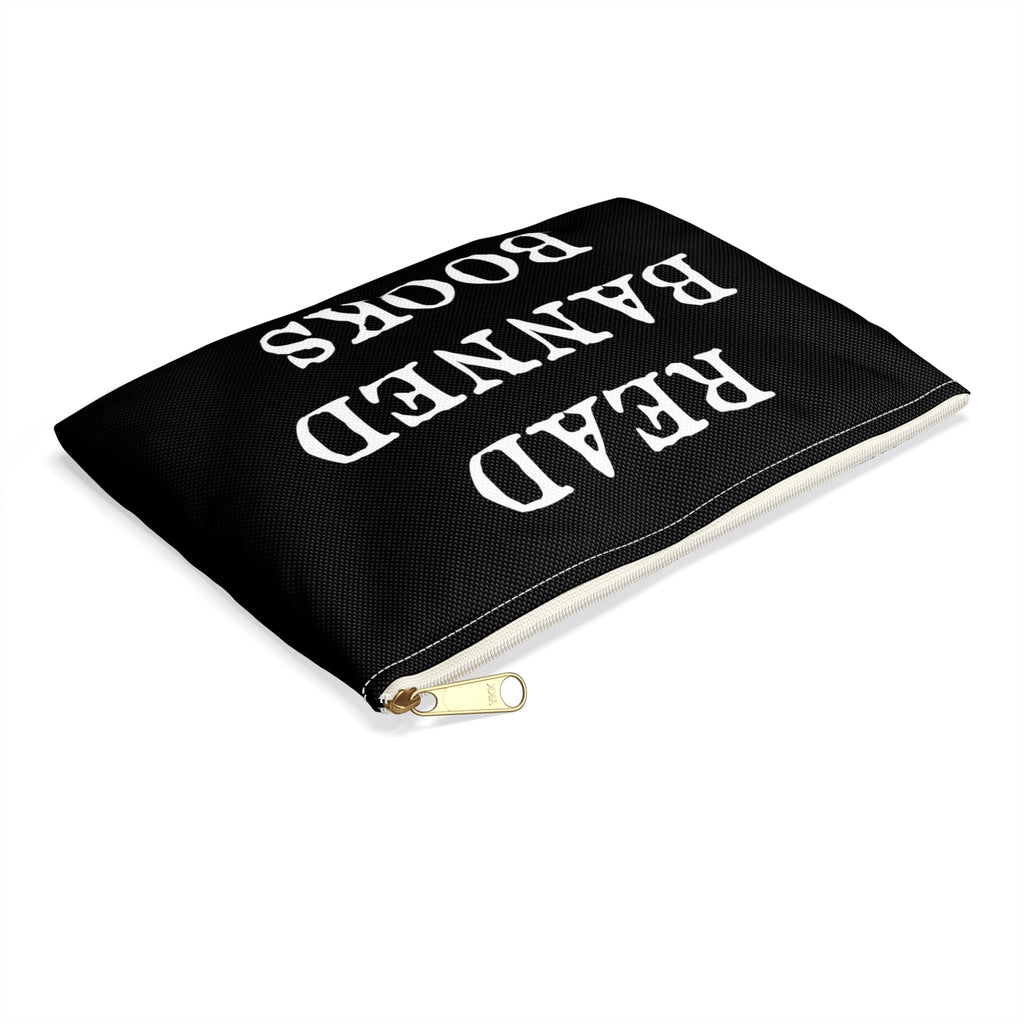 Read Banned Books Polyester Accessory Pouch Travel Bag