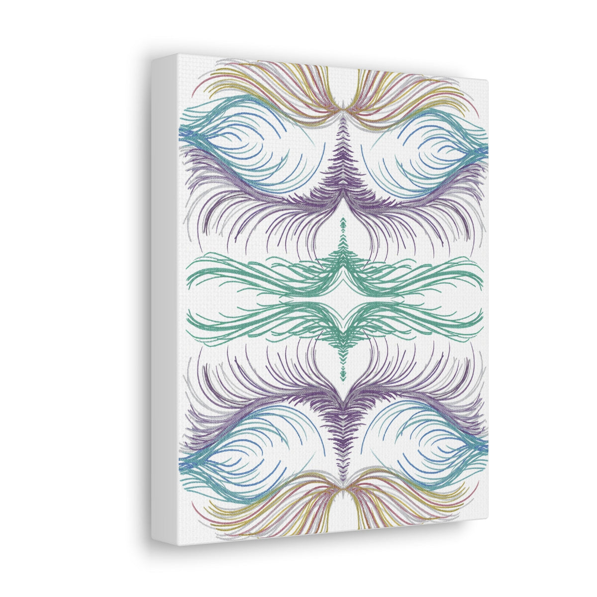 Lyran Feathers Caden Caraco Art Canvas Gallery Wrap