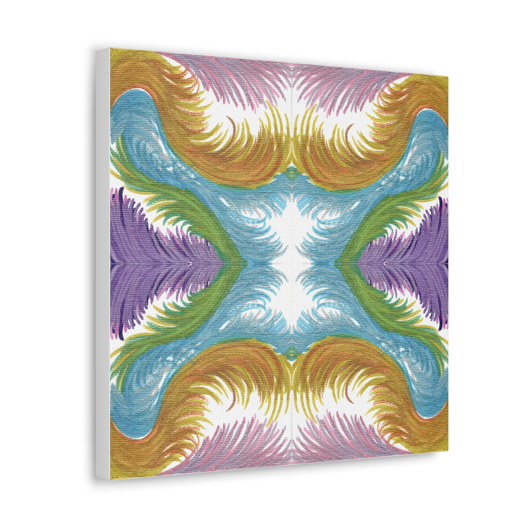 Lyran Feathers Variation 2 Caden Caraco Canvas Gallery Wrap