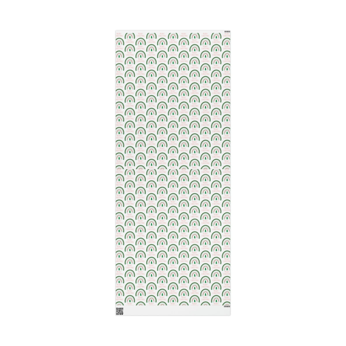 Merry Christmas Boho Rainbow Christmas Print Holiday Gift Wrap Paper - Glossy Or Matte