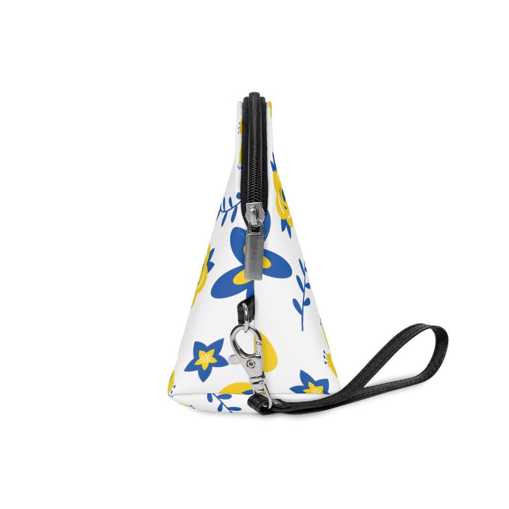 Ukrainian Country Flowers Travel Cosmetic Makeup Bag