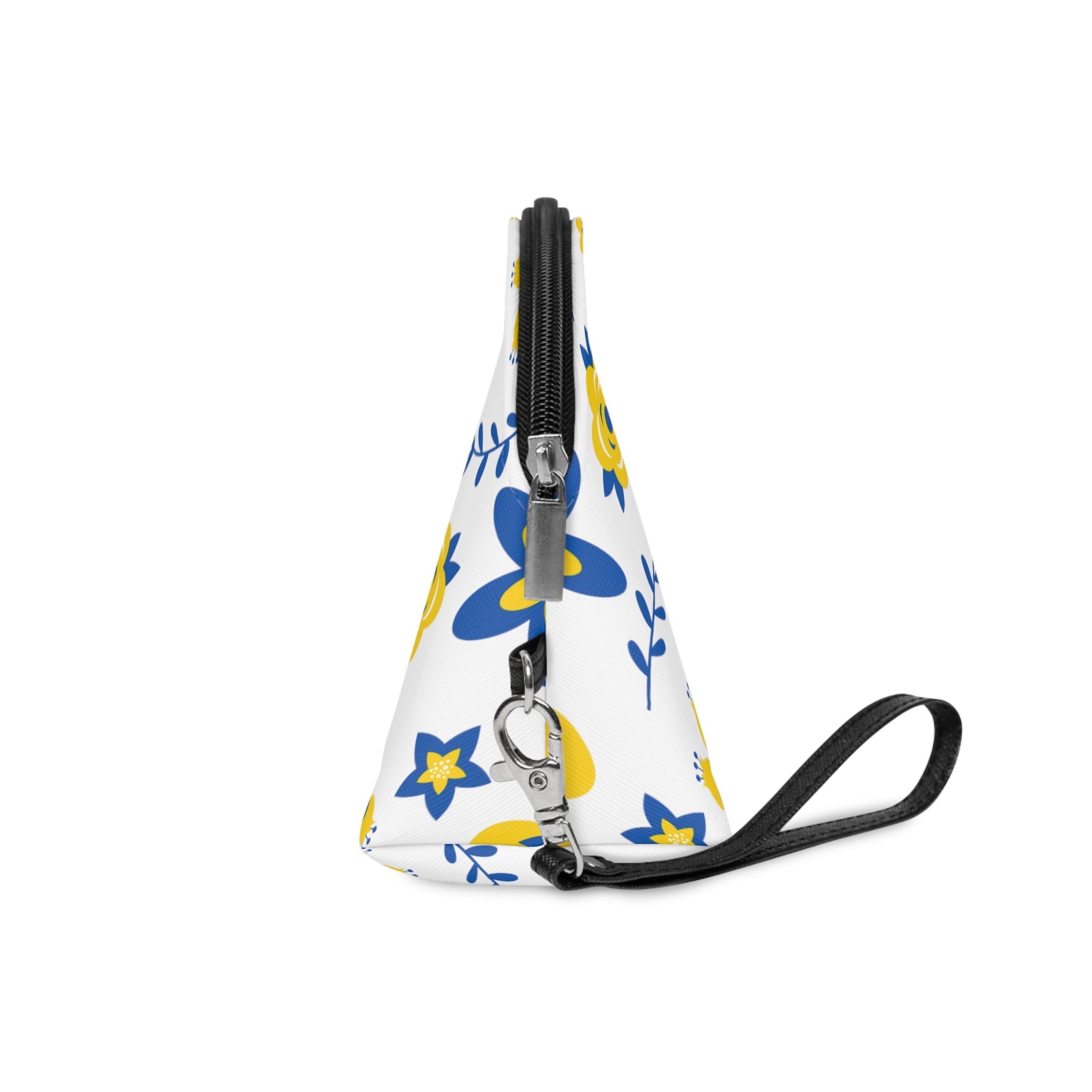 Ukrainian Country Flowers Travel Cosmetic Makeup Bag