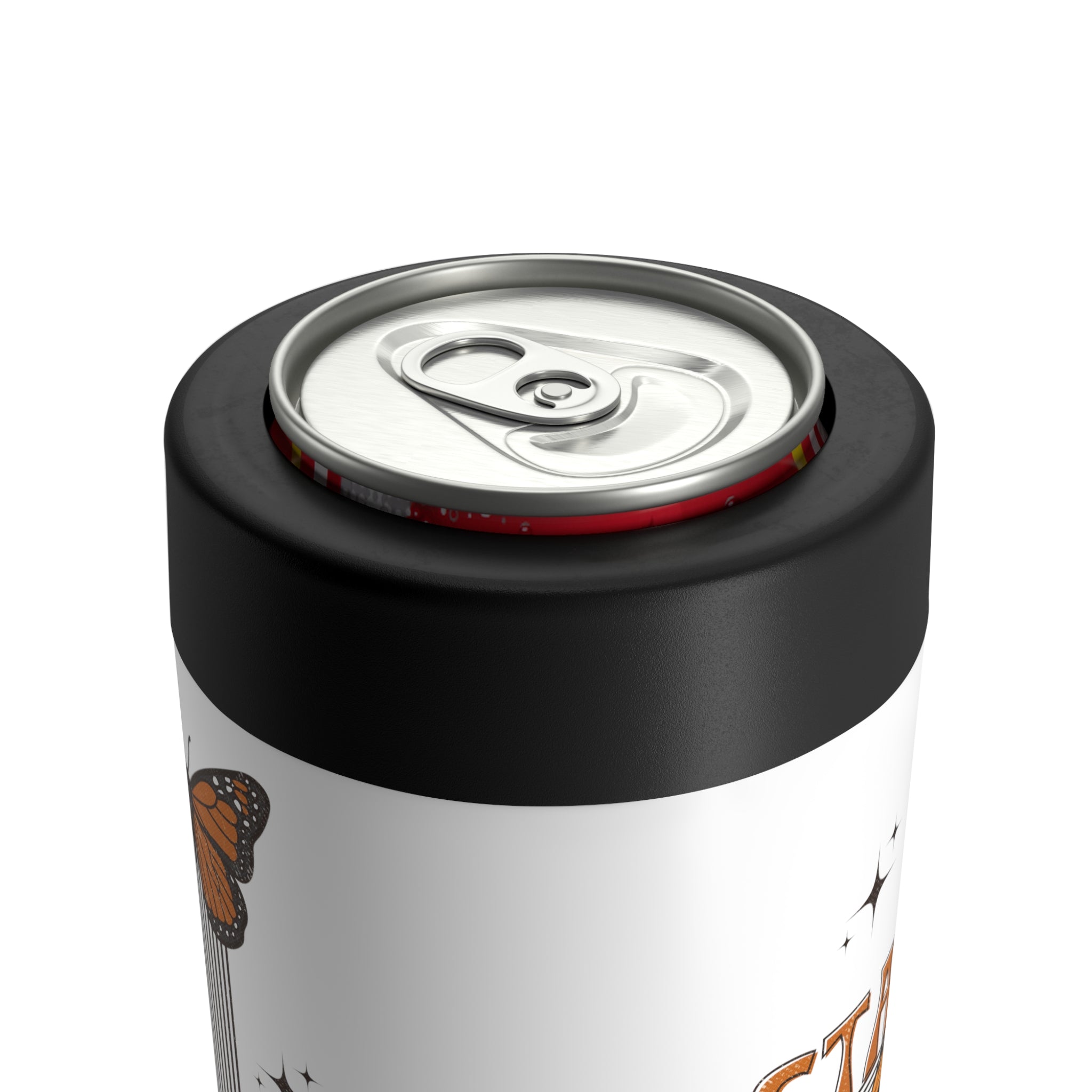 Stay Kind Butterfly Lined Stainless Steel Can Holder