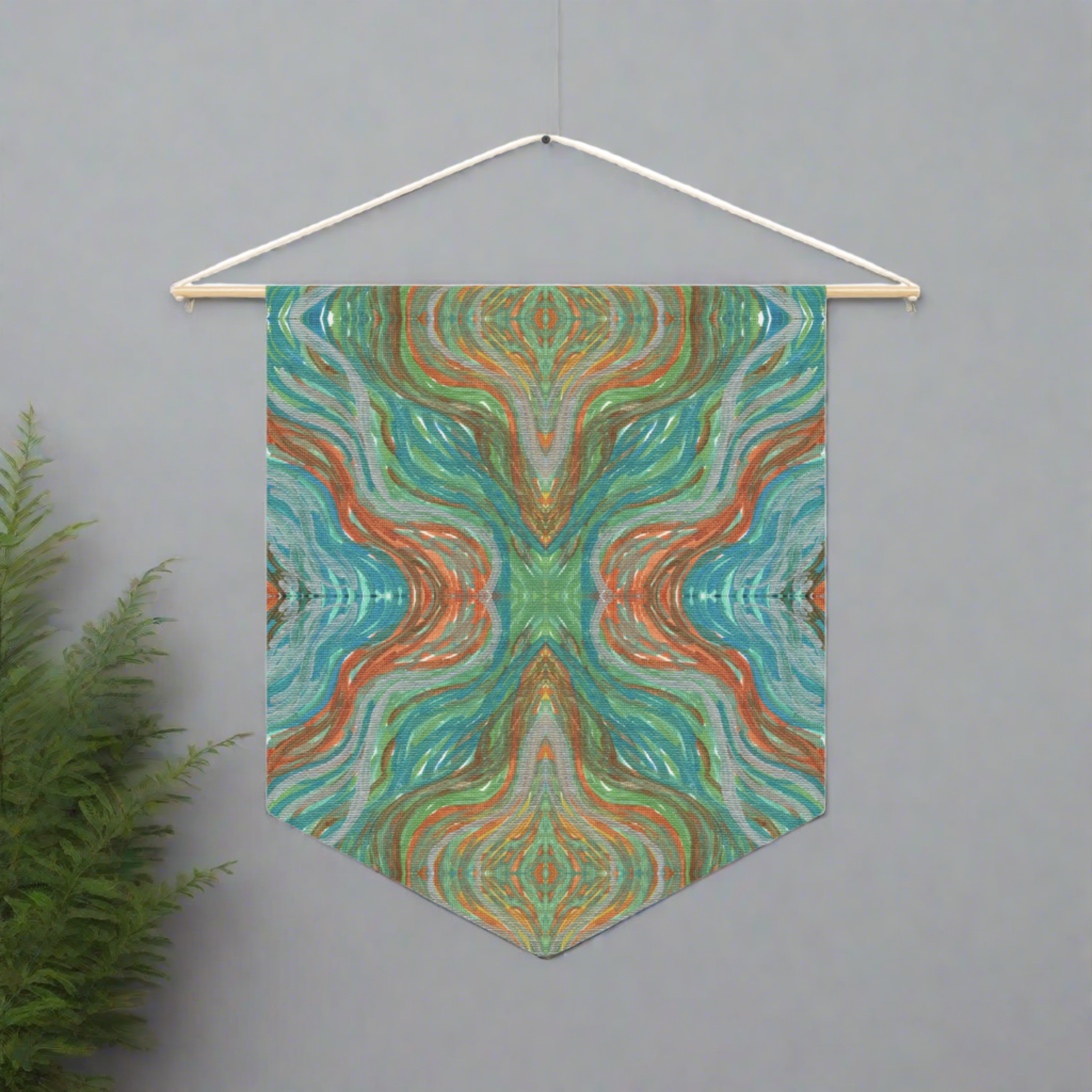 Solar Winds 2 Mosaic Caden Caraco Art Print Wall Hanging Banner Flag