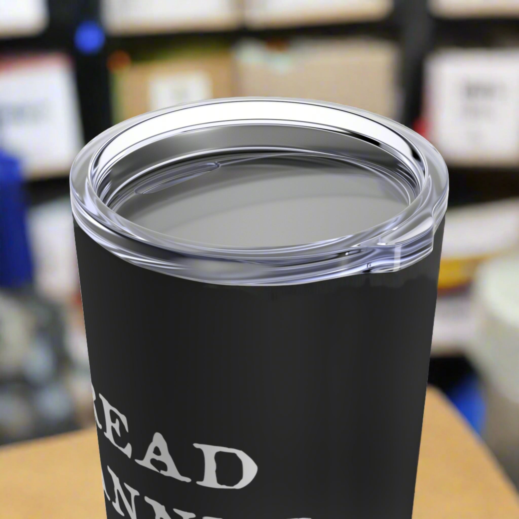 Read Banned Books Black Stainless Steel Travel Tumbler Mug 20 Oz