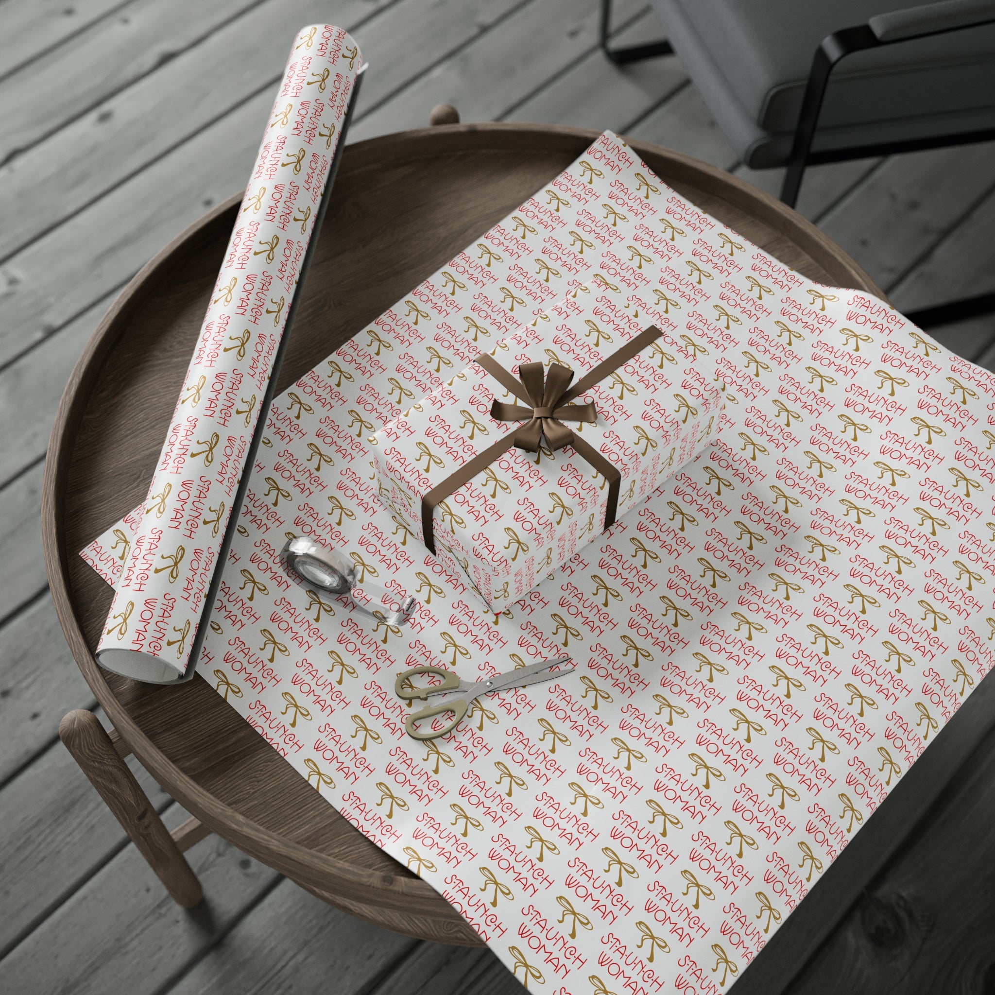 Little Edie Staunch Woman Gift Wrap Paper - Glossy Or Matte