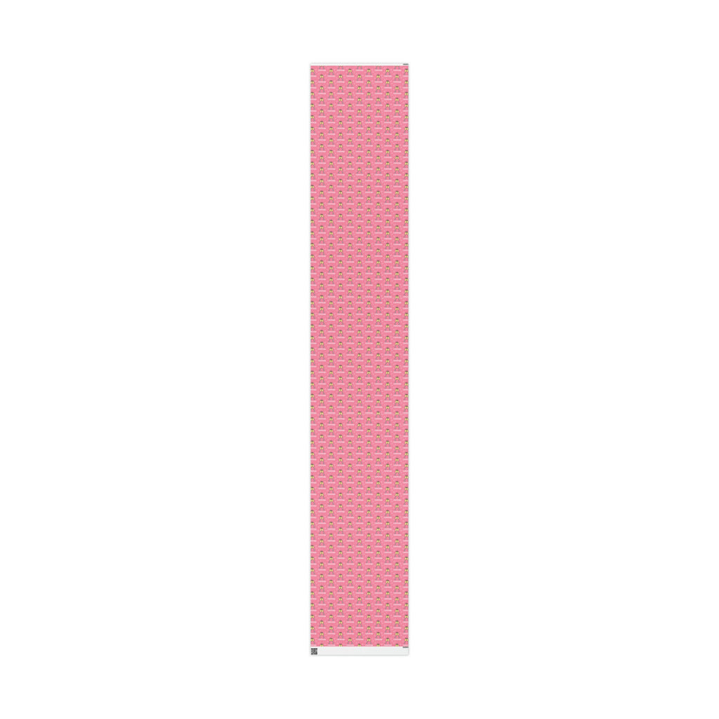 Cheers Champagne Pink Atomic Retro Style Congratulations Gift Wrap Paper - Glossy Or Matte