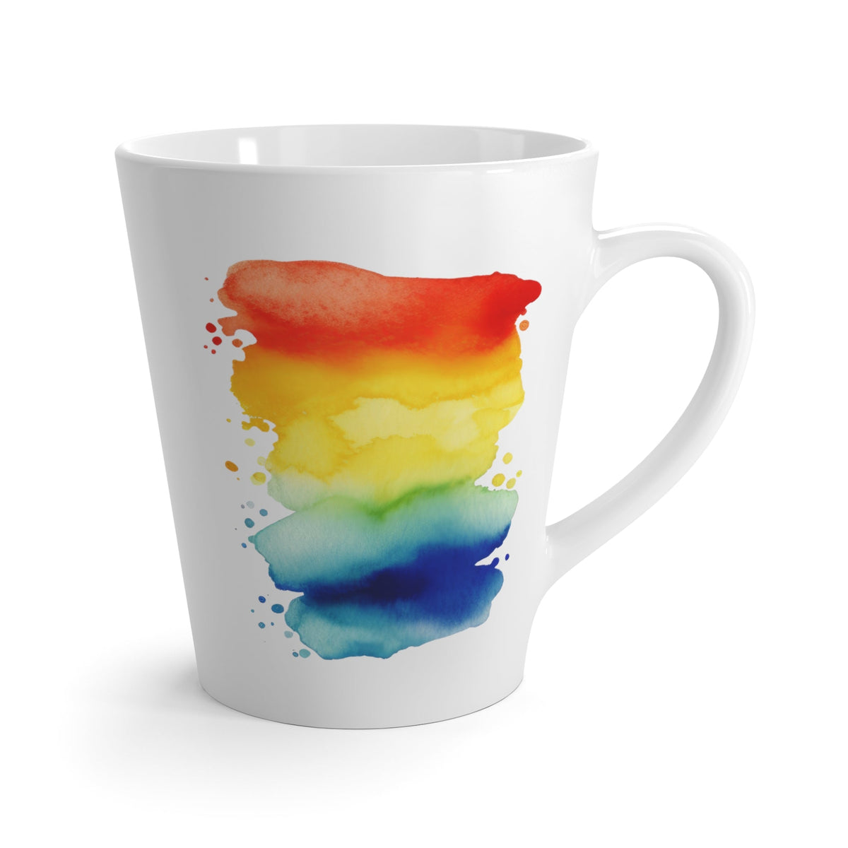 Rainbow Swatch Latte Mug